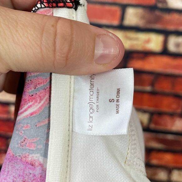 5 for $25🔥Small Liz Lange Maternity Swimsuit Top - Picture 4 of 6